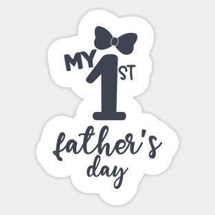 My First Father Day Sticker